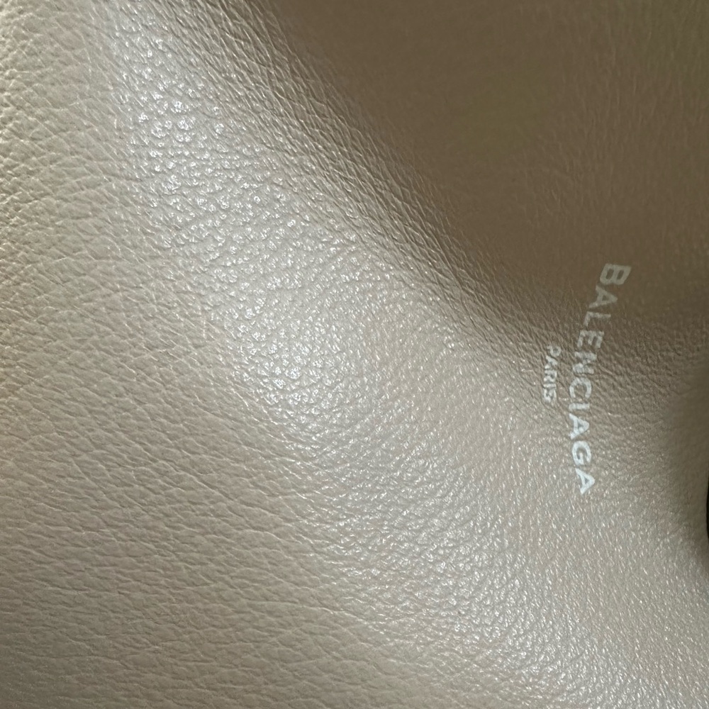 Balenciaga Taupe Leather Accessory